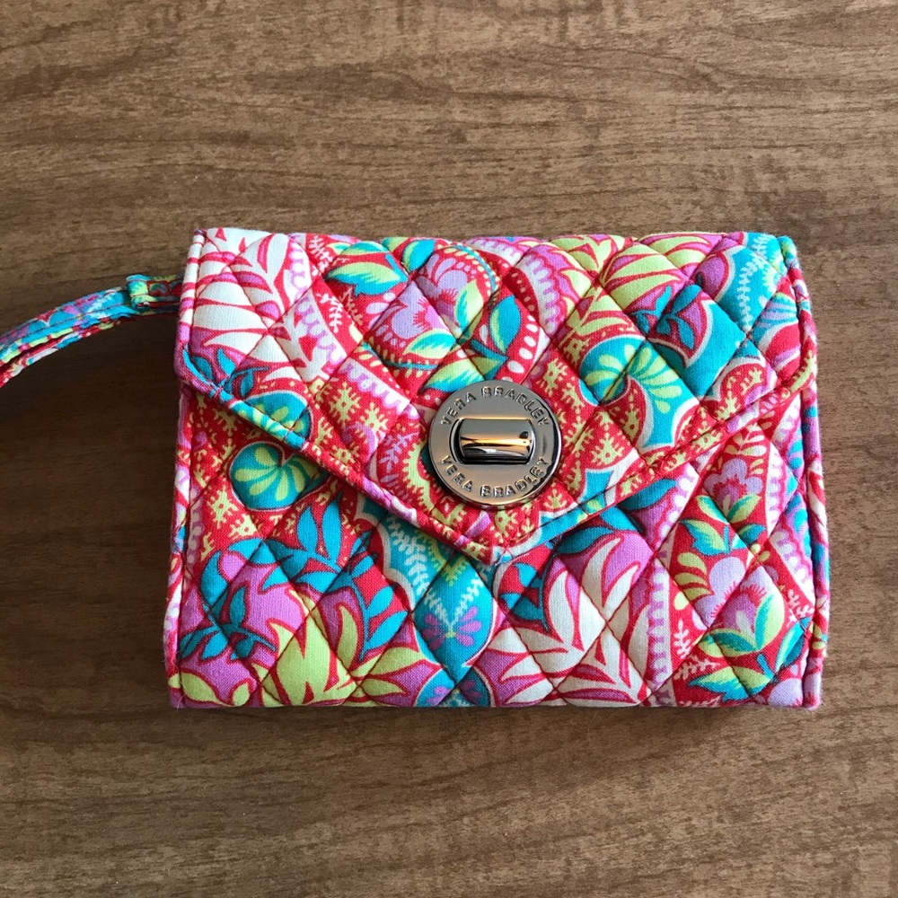 Vera Bradley Paisley in Paradise Wristlet